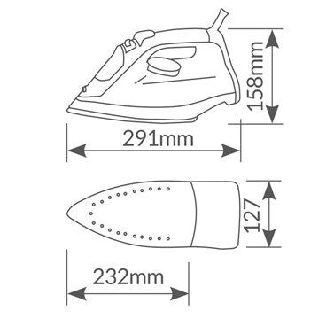 Plancha de vapor Parou 2200W