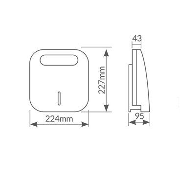 Sandwichera doble Blasus 750W