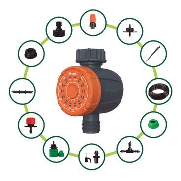Sistema de riego por goteo automático
