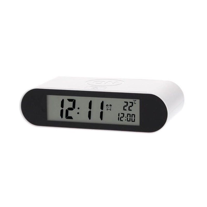 Reloj despertador digital Blanco