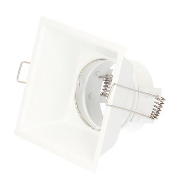Aro cuadrado empotrable Taitu 88x88mm antideslumbramiento Blanco mate