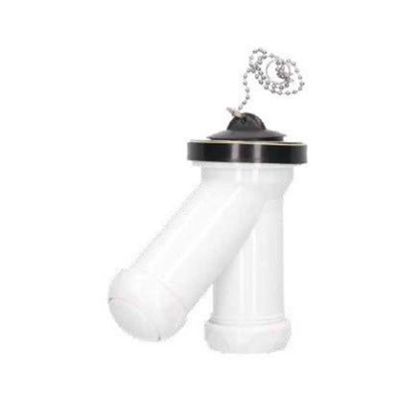 Y compacto válvula lavabo - bidet salida Ø40mm y junta cónica reductora Ø32mm