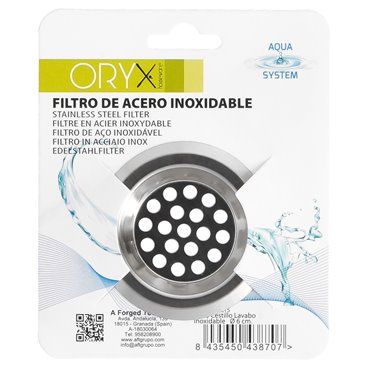 Filtro Cestillo Para Lavabo / Fregadero Inoxidable 6 cm.