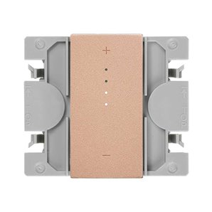 SIMON 270 | Dimmable switch iO 1-10V iO with narrow copper button 21001317-091
