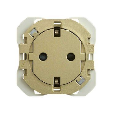 SIMON 270 | Presa Schuko iO bronzo 21000432-097