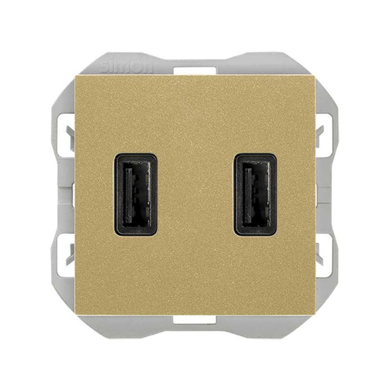 SIMON 270 | Chargeur double USB A + C 3.1A Quickcharge or 20000296-095