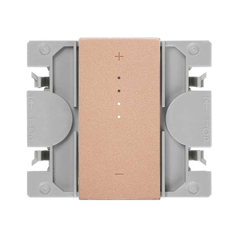 SIMON 270 | 10 AX narrow copper pushbutton switch 20001201-091