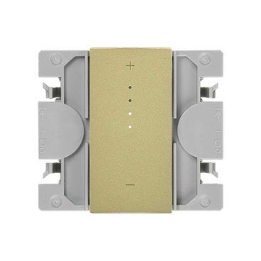 SIMON 270 | Dimmable switch iO Dali iO with narrow button bronze 21001316-097