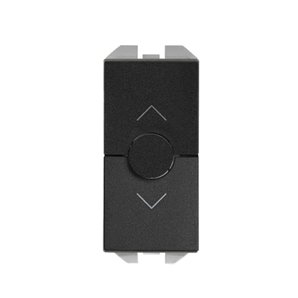 SIMON 270 | 3-position blind switch and matte black narrow module 20001333-098
