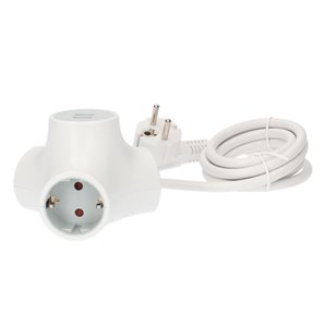 CGC 103000014 | Rallonge Voleur triple sortie + 2 USB 1.4M