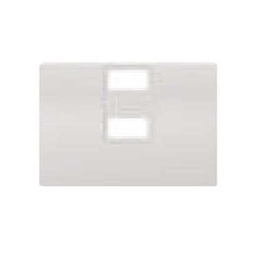 Tapa cargador doble USB serie Coral blanco