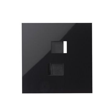 Kit front 1 elemento 2 tomas RJ45