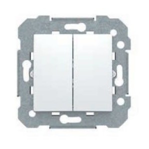 Doble conmutador blanco BJC Viva
