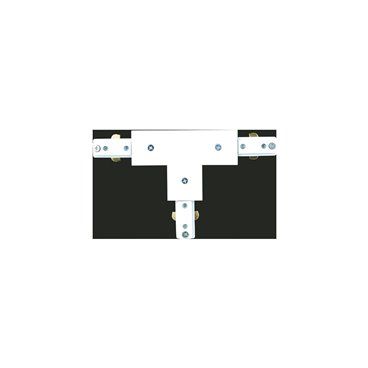 Conector de carril triple Len blanco