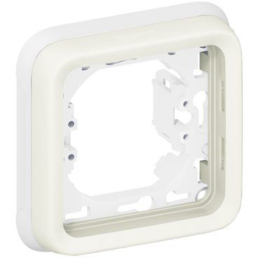 Caja empotrar 1 posición plexo blanco