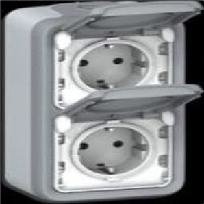 Mecanismo plexo doble 2P + TT vertical