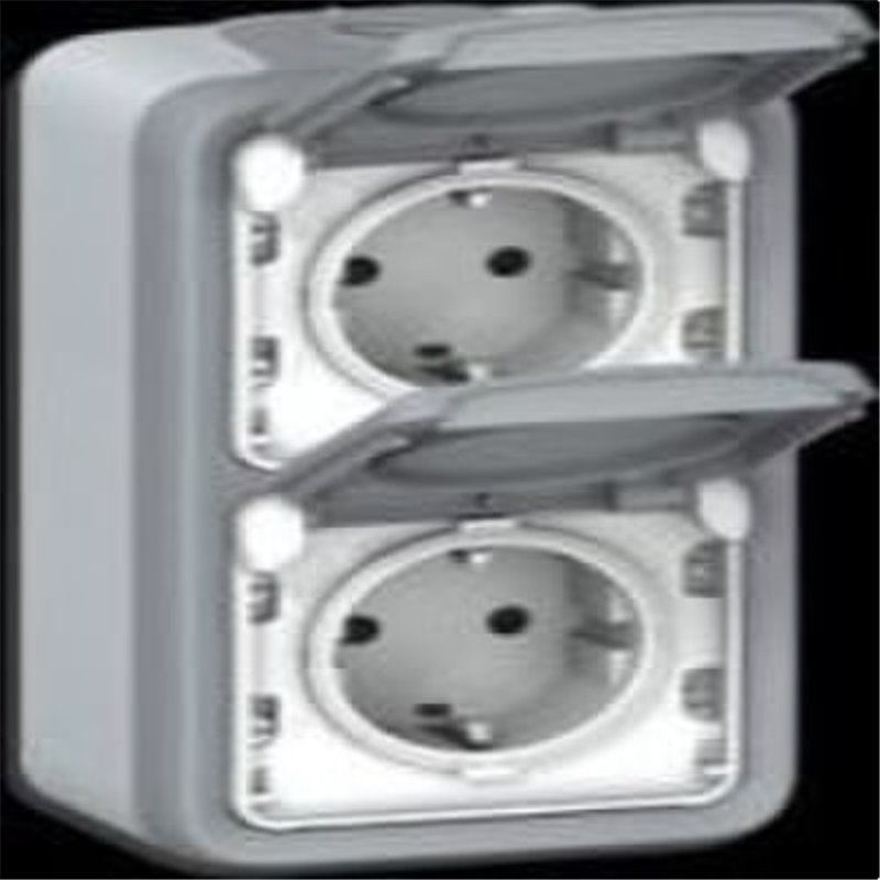 LEGRAND 069704 PLEXO | Mecanismo duplo 2P + TT...