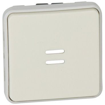 LEGRAND 069632 PLEXO | Pulsador luminoso E/S blanco