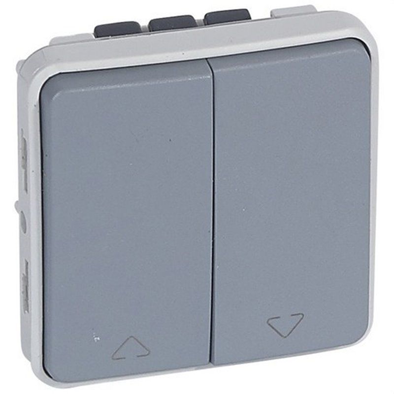 LEGRAND 069538 PLEXO | Interruptor de persiana I/O cinza