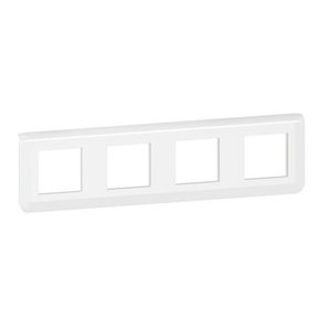 Placa Mosaic 4x2 módulos horizontal, blanco