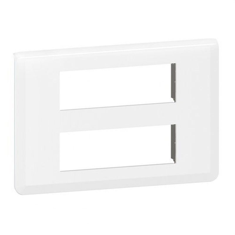 LEGRAND078836L | Placa mosaico 2x6 módulos, branco