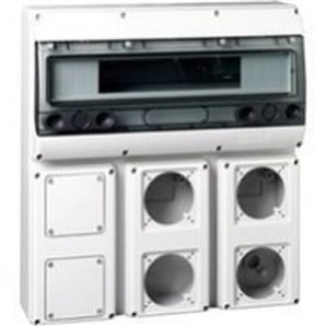 LEGRAND057709 | Módulo base 18 para 6 tomadas 16A