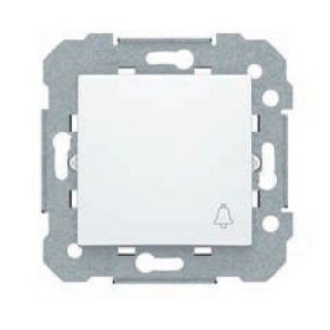 Pulsador con logo de campana blanco BJC Viva