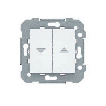 Doble interruptor para persianas blanco BJC Viva