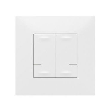 VALENA NETX 741812 | Comando de iluminação dupla sem fio branco com Netatmo