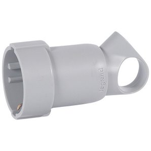LEGRAND050325 | Base móvel 2P + TT 16A com alça cinza