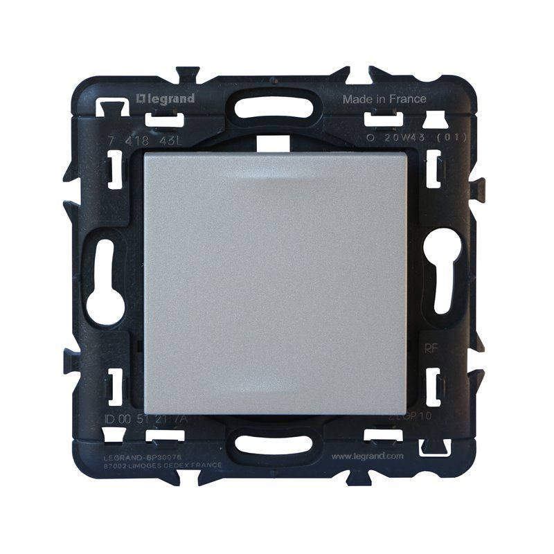 Comando de iluminación inalámbrico VALENA NEXT W/NETATMO sin batería, aluminio