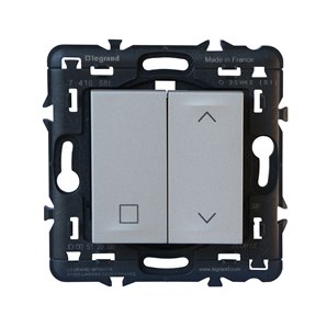 VALENA NEXT 741838L | Comando para persianas inalámbrico sin batería, aluminio with Netatmo