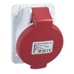 Base empotrar 32A 3P+TT 380-415V IP44