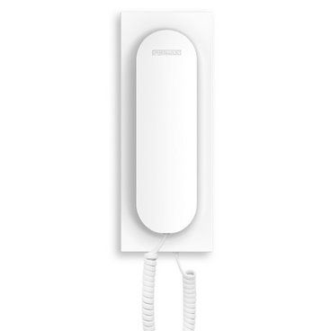 Teléfono VEO 4+N para viviendas fabricado en plástico ABS de alto impacto, con acabado texturizado