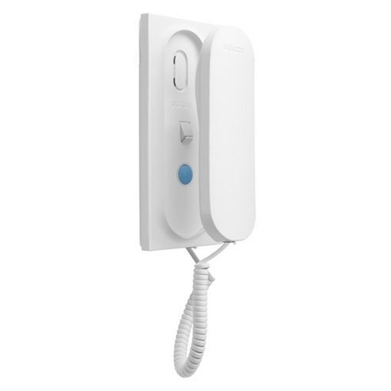 Teléfono VEO 4+N para viviendas fabricado en plástico ABS de alto impacto, con acabado texturizado
