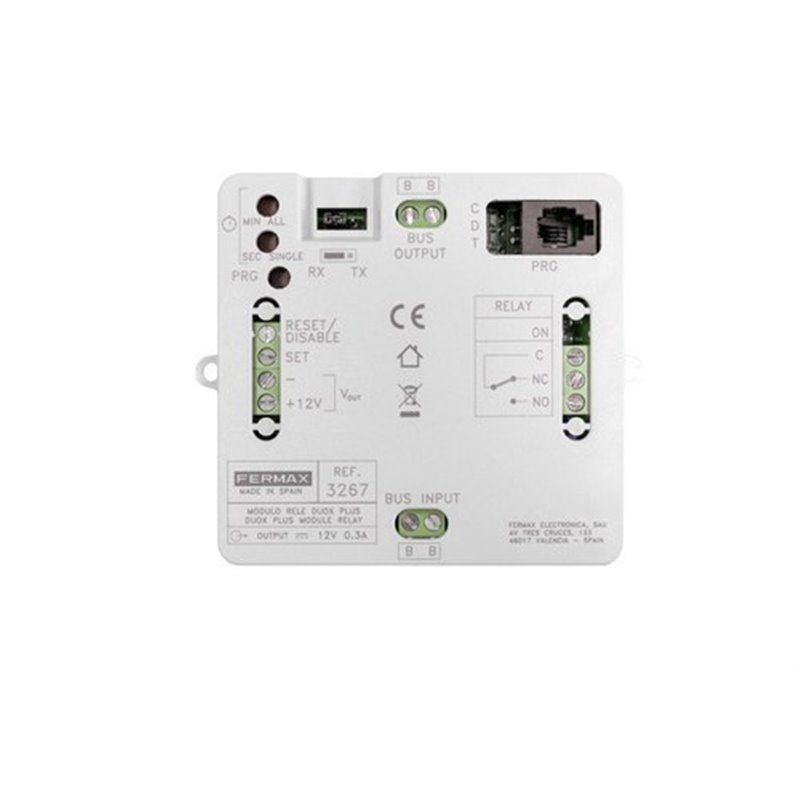 FERMAX 3267 | Relé DUOX PLUS para instalaciones DUOX PLUS configurables