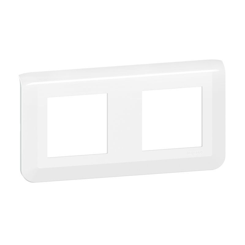 LEGRAND 277804L | Mosaic cover plate 2x2 horizontal modules, white
