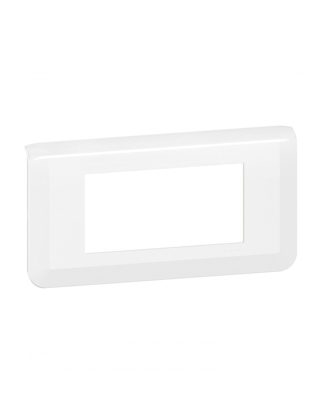 LEGRAND 277814L | Placca in mosaico 4 moduli orizzontali, bianco