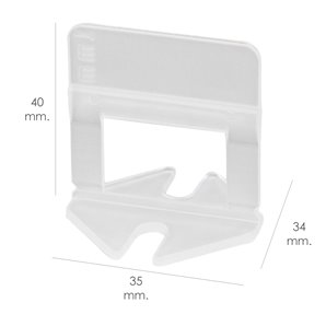 Calzos Nivelar Suelo 1 mm. (Bolsa 100 Unidades) 2