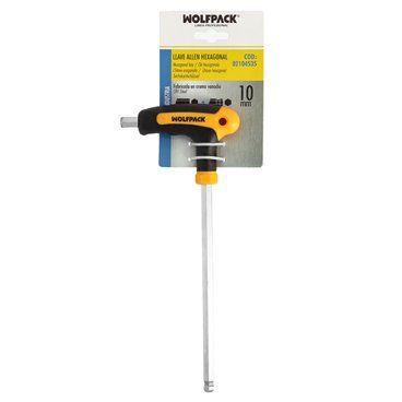 Llave Allen Con Bola Mango Forma T 10,0 mm. Con Colgador