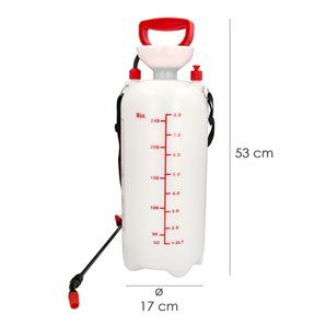 Sulfatadora Manual 5 Litros, Pulverizador Presion Previa, Mochila De Presion, Pulverizador Espalda, Mochila Pulverizador, 2