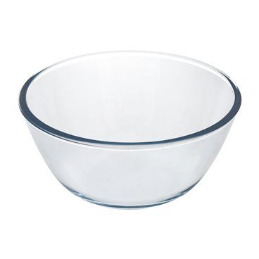 Tigela de mistura de vidro, 2,5 litros.