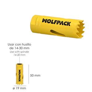 Coroa de serra bimetálica alvo Ø 19 mm. 2