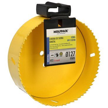 Coroa de serra bimetálica alvo Ø 127 mm.