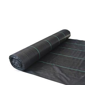 Malla Antihierbas (Rollo 1,55x100 Metros) Gramaje 110 Gr/m2. Malla Anti Maleza, Malla Geotextil Jardin, Tela Anti Hierbas Jardin