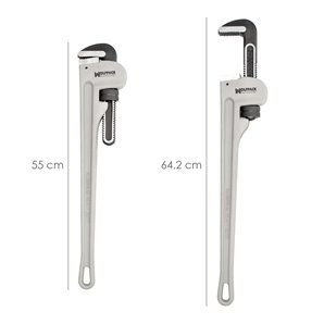 Llave Stillson Heavy Duty Aluminio  24" Llave Para Tubos, Llave Plomeria, Llave Para Tuberias, Llave Grifa. 2