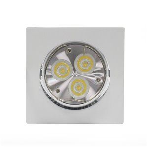 Empotrable cuadrado basculante blanco LED 6W, 3000K