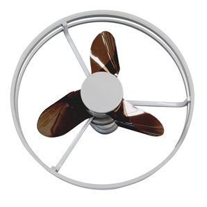 Ventilador DC Agra níquel LED 48W 4000K 2