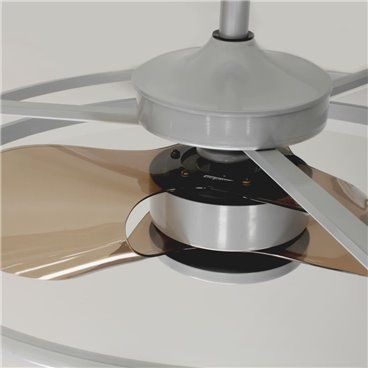 Ventilador DC Agra níquel LED 48W 4000K