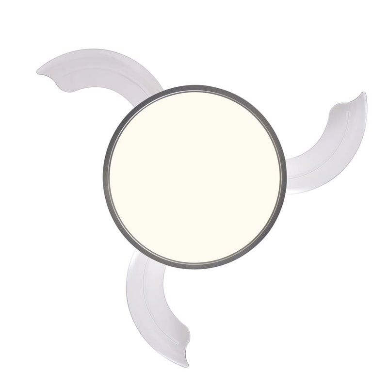 Ventilador DC Areca níquel LED 48W CCT